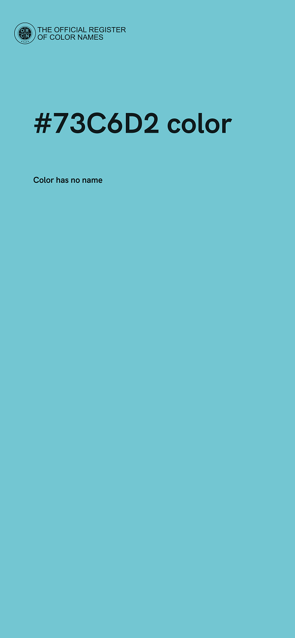 #73C6D2 color image