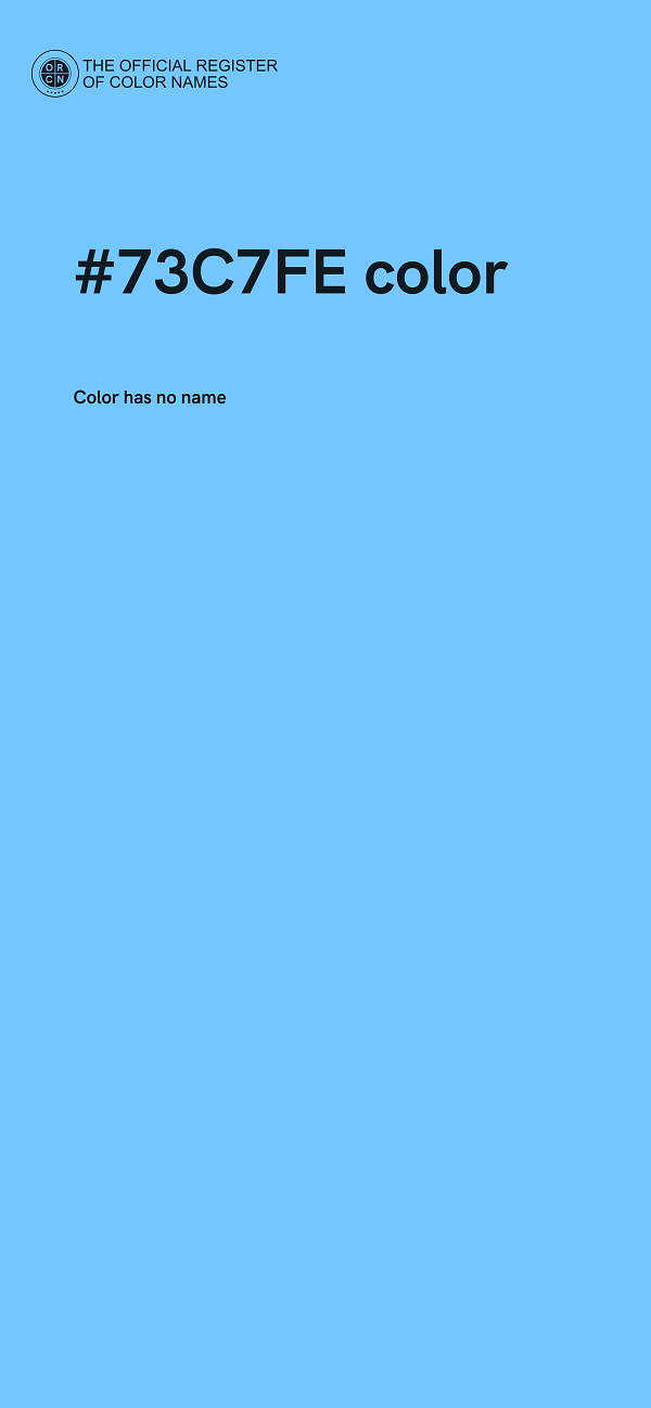 #73C7FE color image