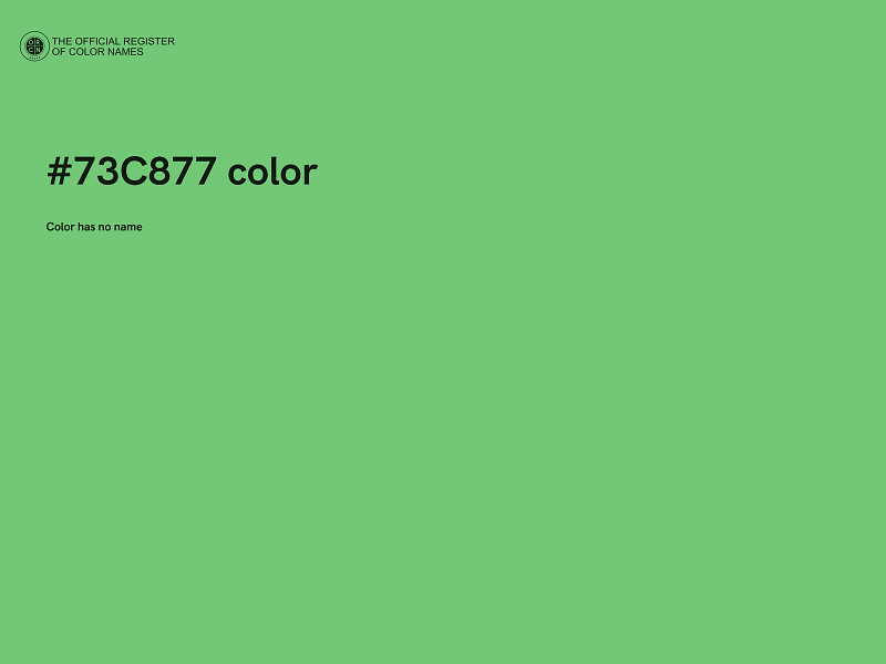 #73C877 color image