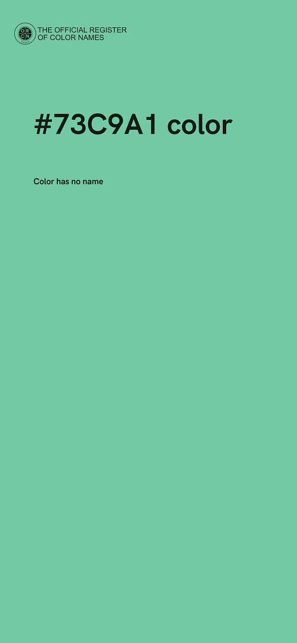 #73C9A1 color image