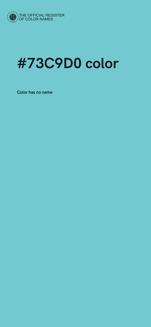 #73C9D0 color image