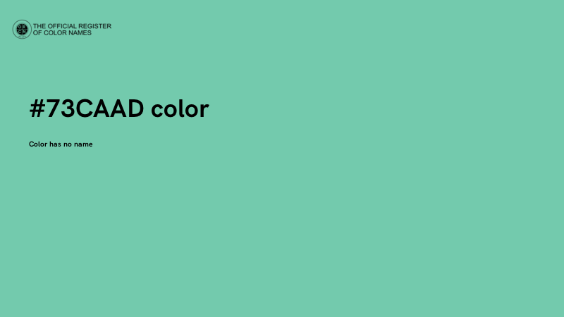#73CAAD color image