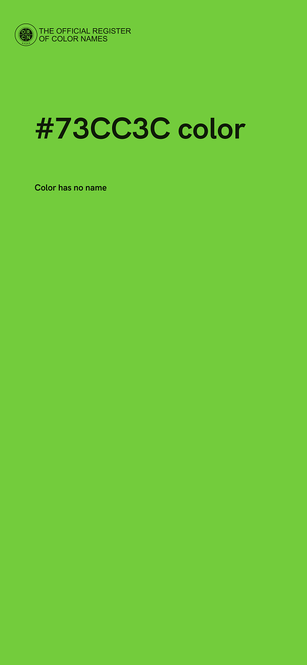#73CC3C color image