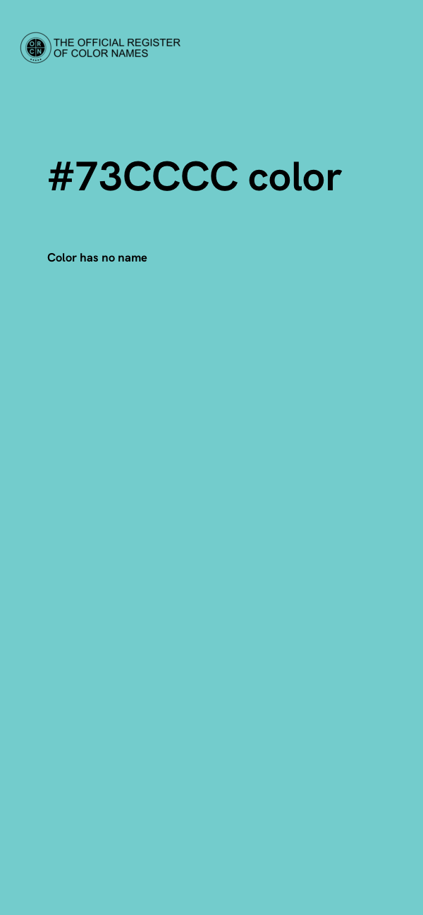 #73CCCC color image