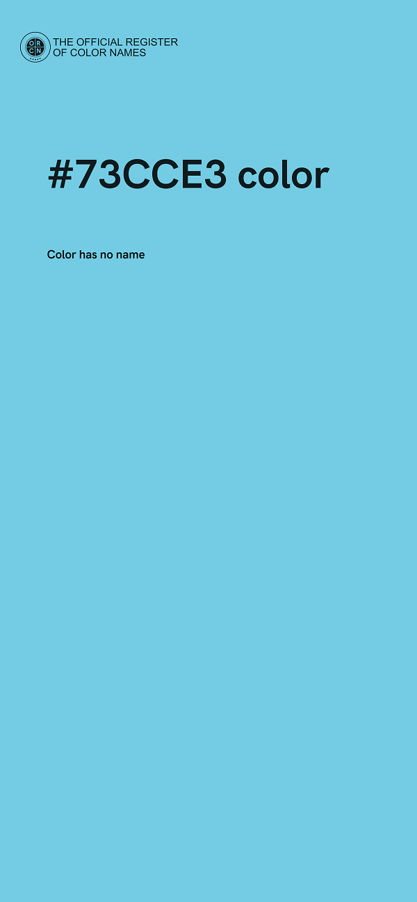 #73CCE3 color image