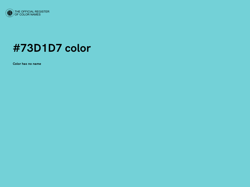#73D1D7 color image