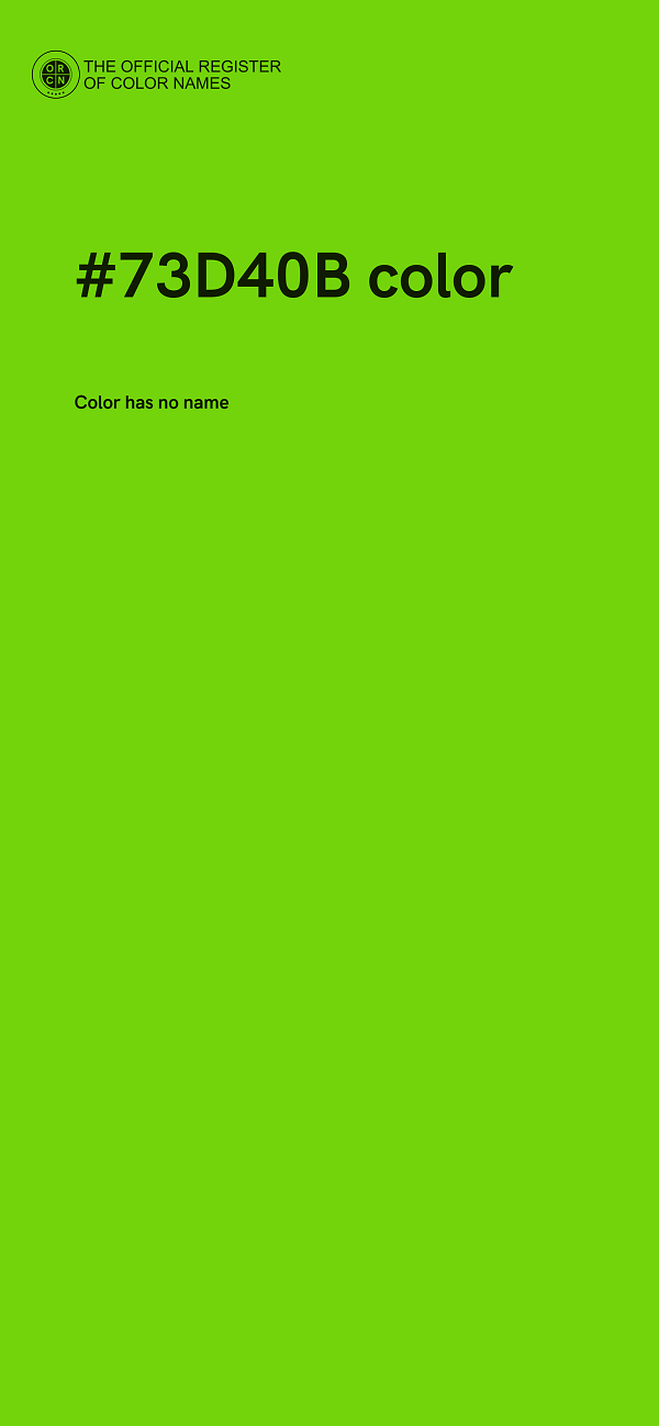 #73D40B color image