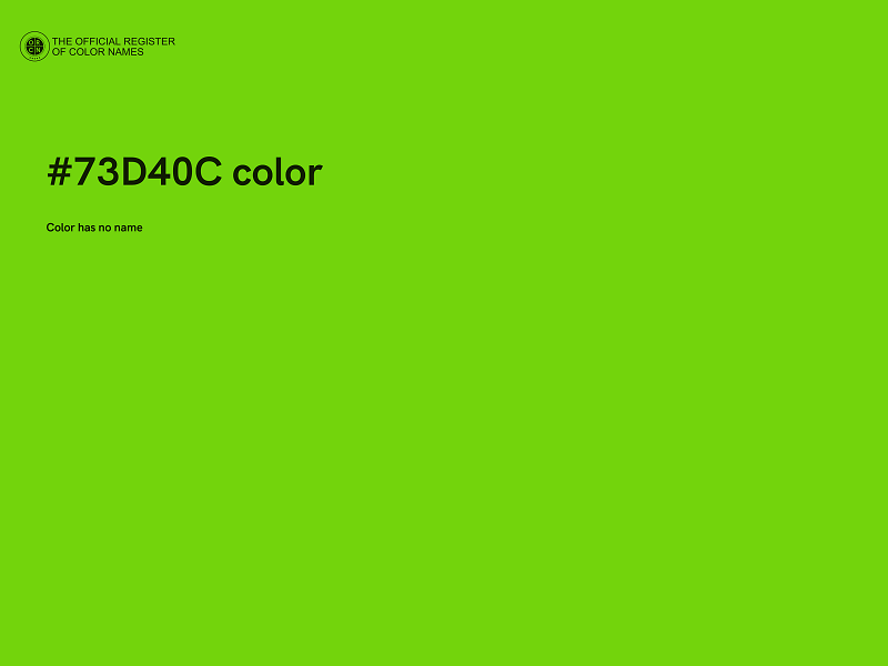 #73D40C color image