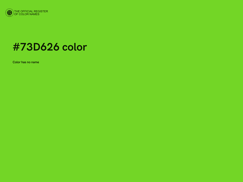 #73D626 color image