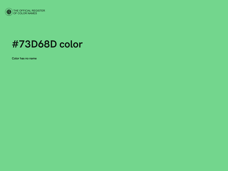 #73D68D color image