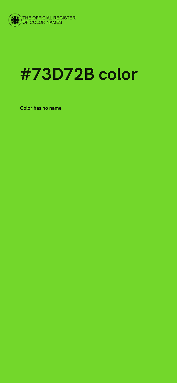 #73D72B color image