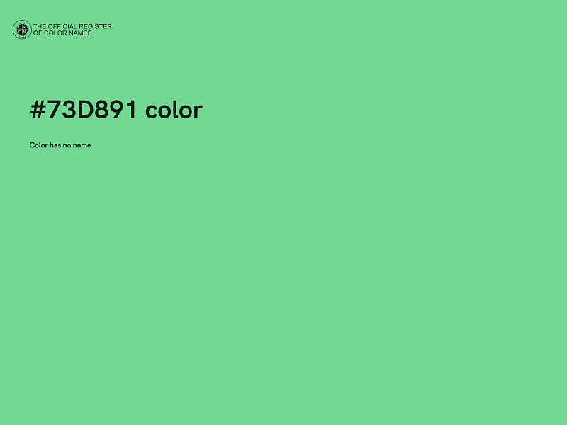 #73D891 color image