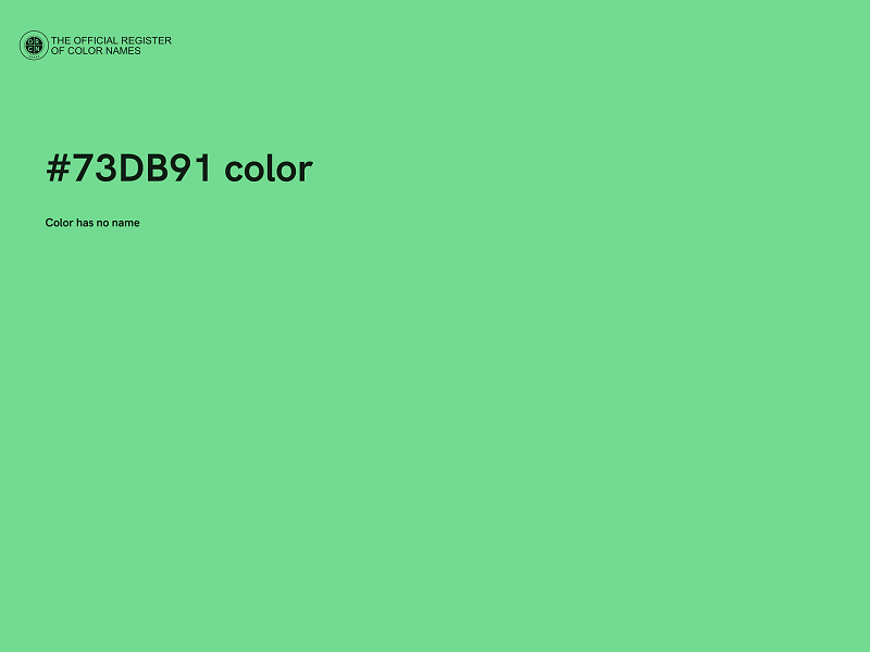 #73DB91 color image