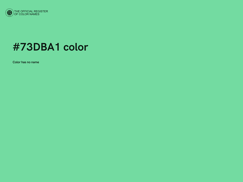 #73DBA1 color image