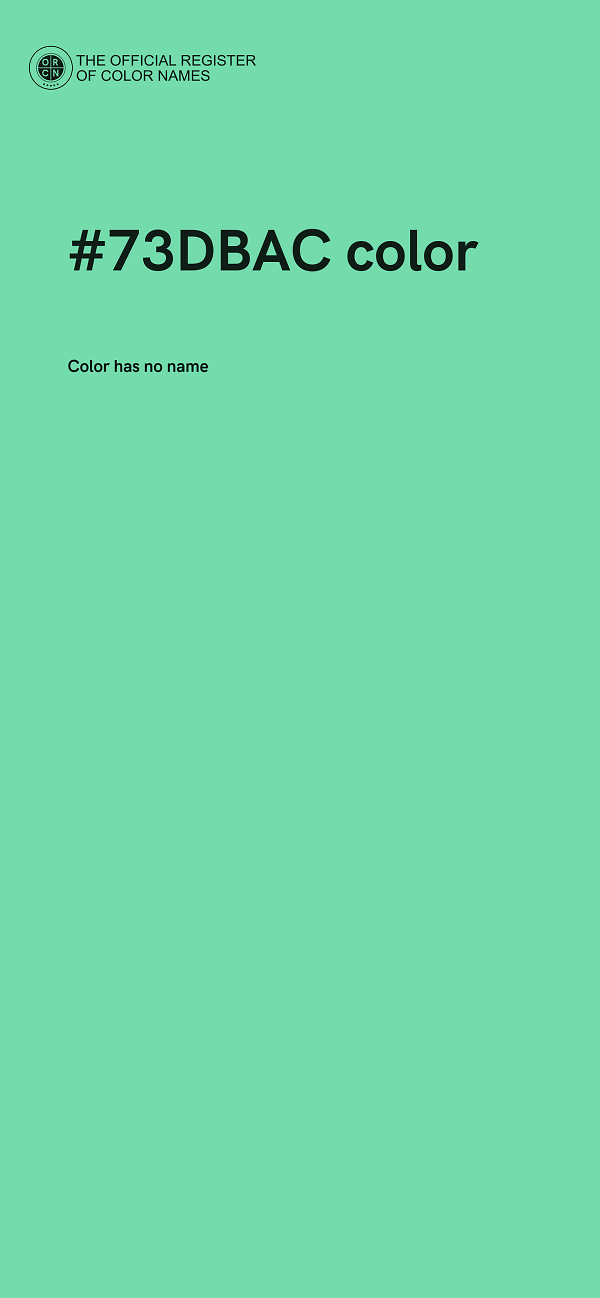 #73DBAC color image