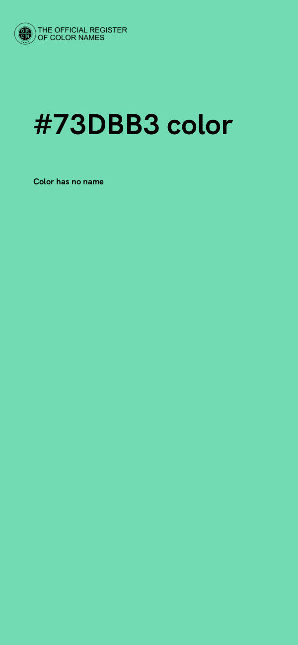 #73DBB3 color image