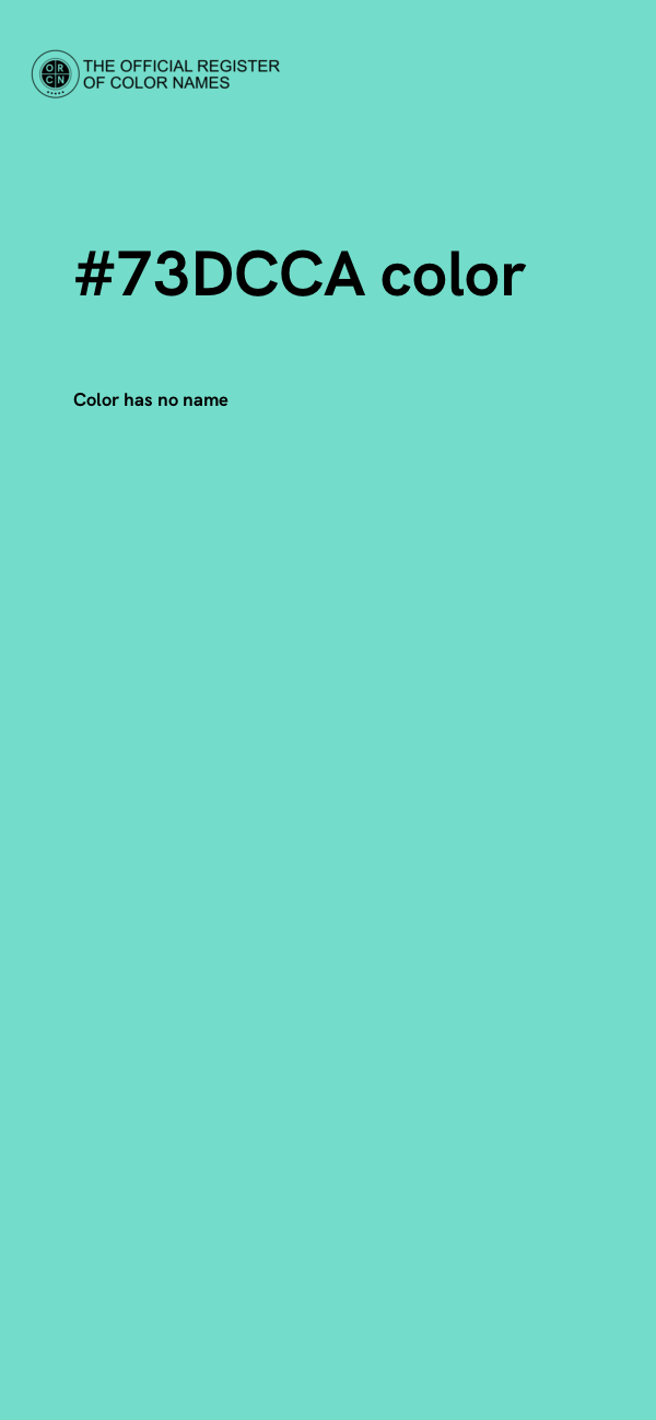 #73DCCA color image
