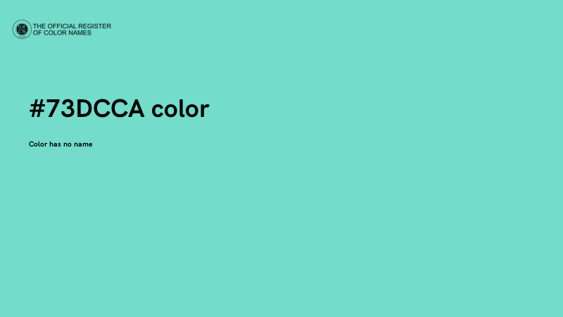 #73DCCA color image