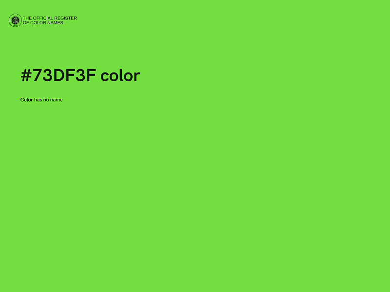 #73DF3F color image