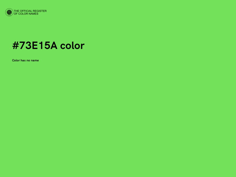 #73E15A color image