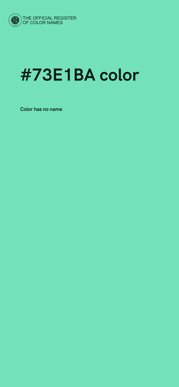 #73E1BA color image