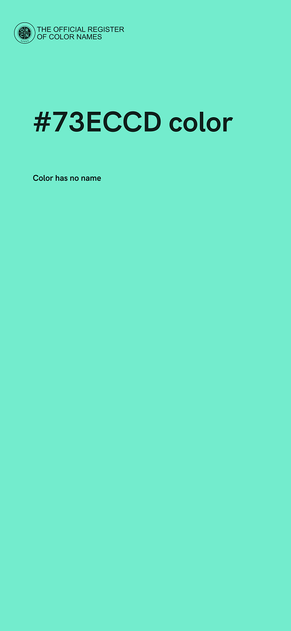 #73ECCD color image