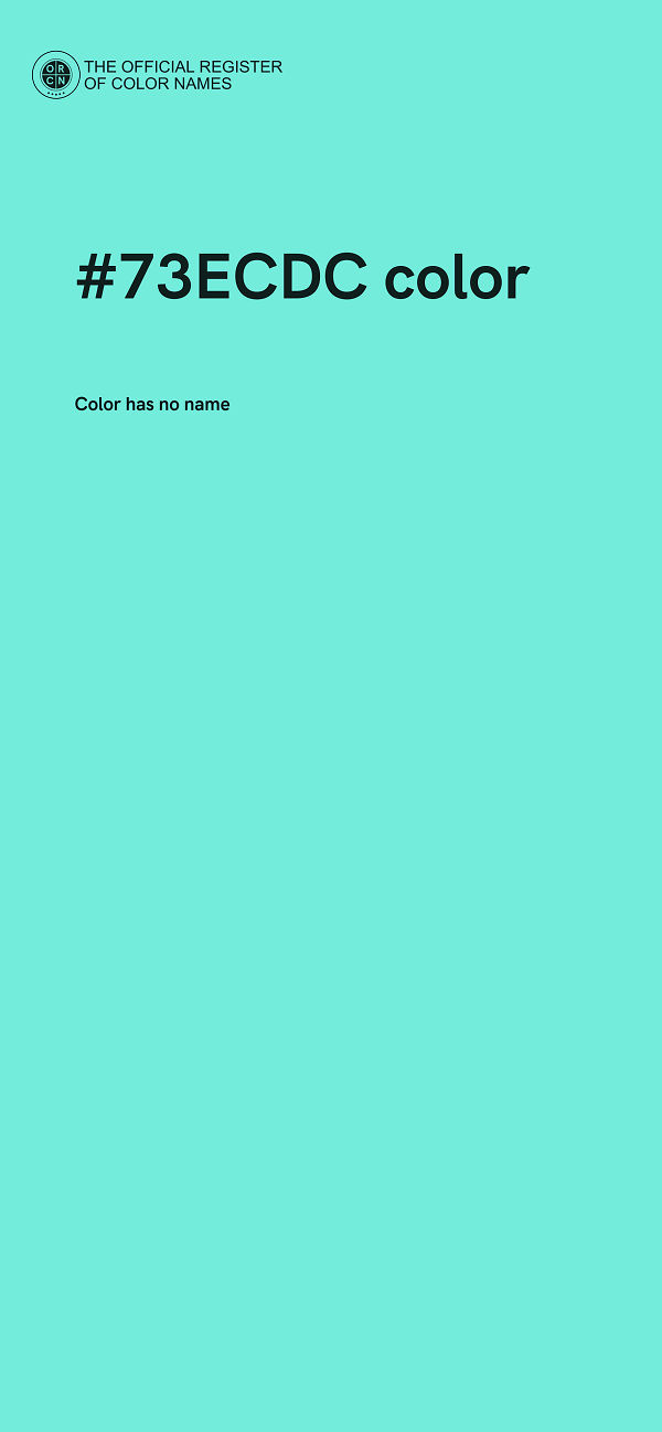 #73ECDC color image