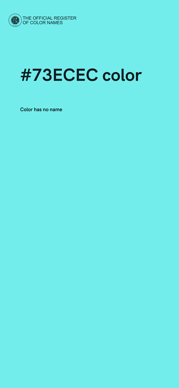 #73ECEC color image