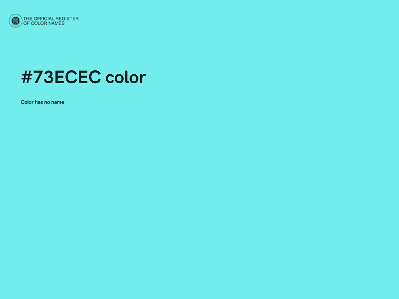 #73ECEC color image