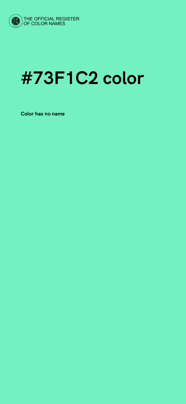 #73F1C2 color image