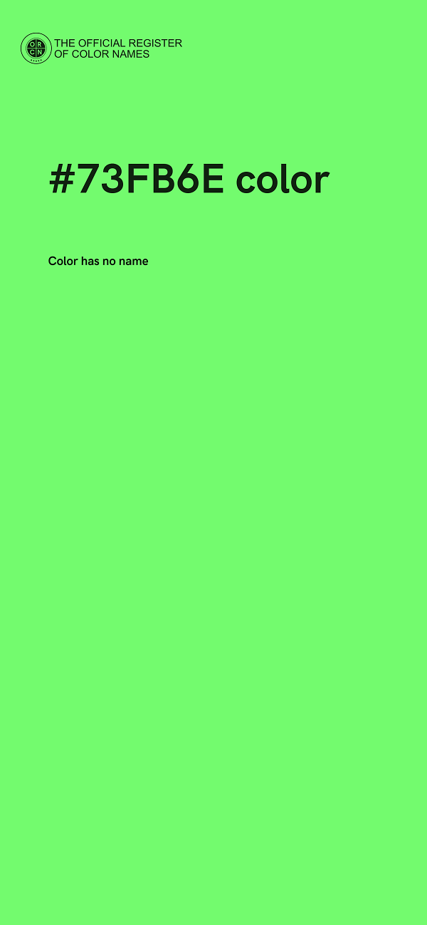 #73FB6E color image