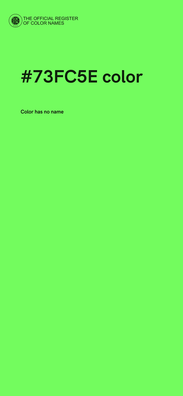 #73FC5E color image