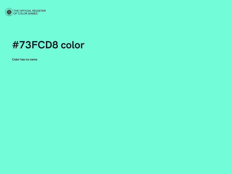 #73FCD8 color image