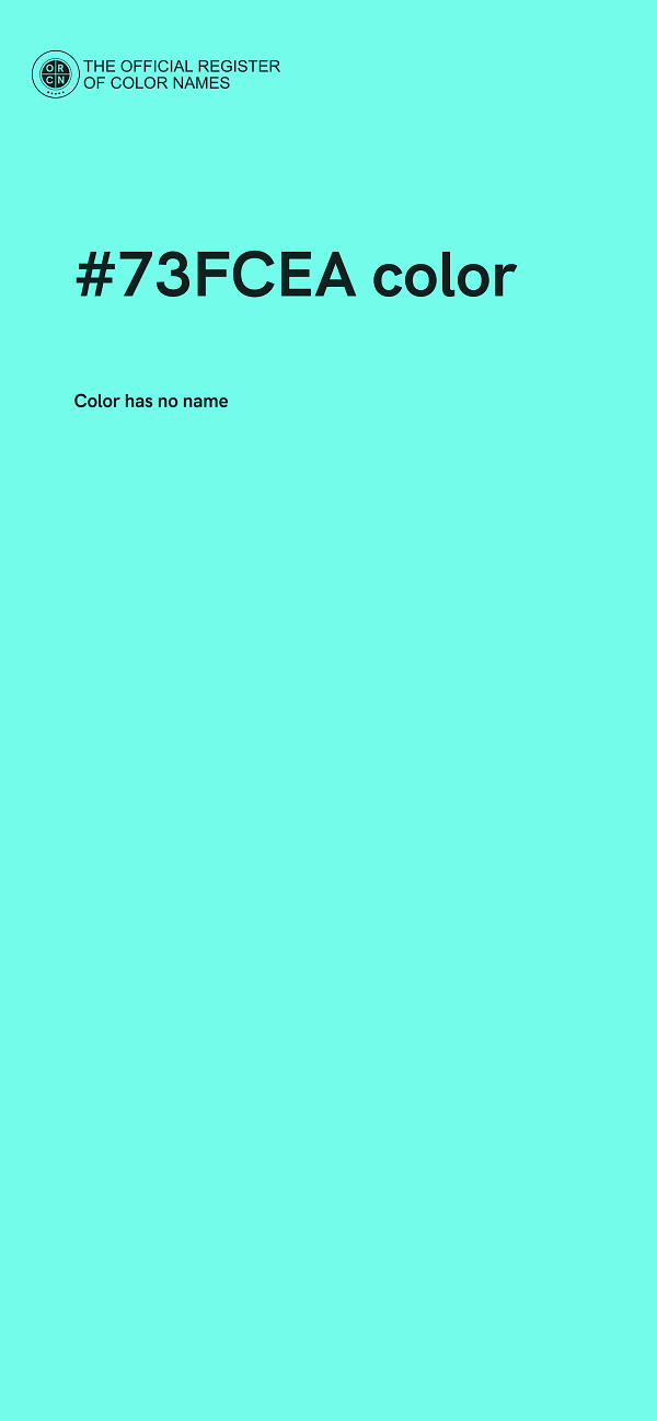 #73FCEA color image