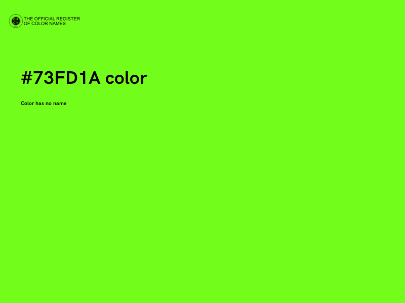 #73FD1A color image