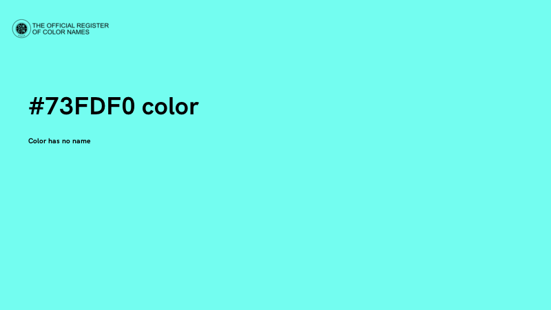 #73FDF0 color image