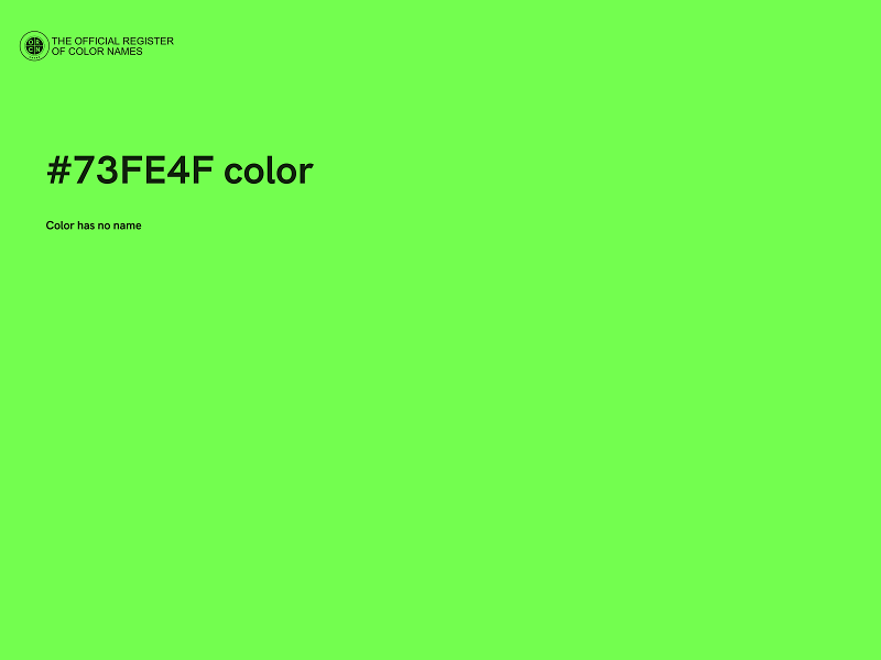 #73FE4F color image