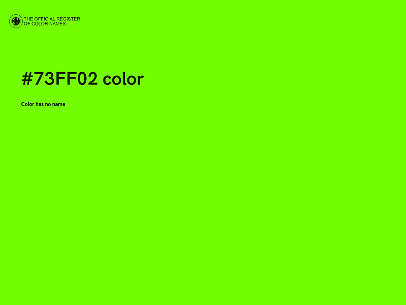 #73FF02 color image