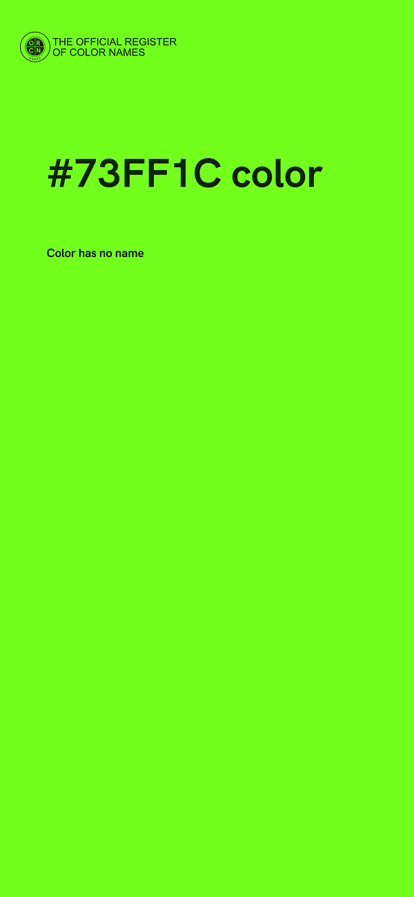 #73FF1C color image