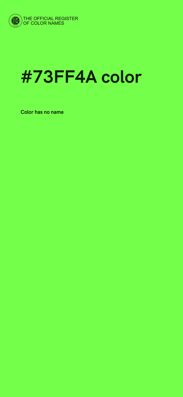 #73FF4A color image