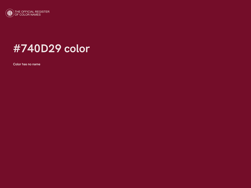 #740D29 color image