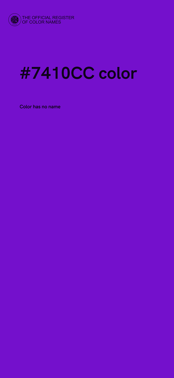 #7410CC color image