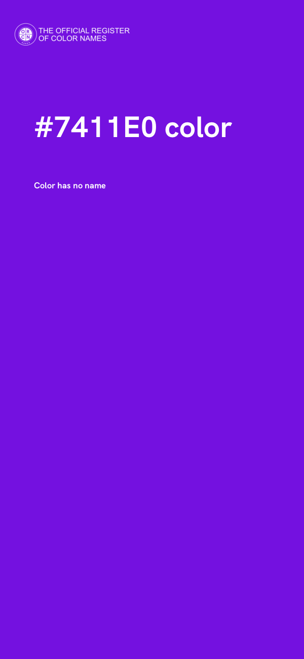 #7411E0 color image