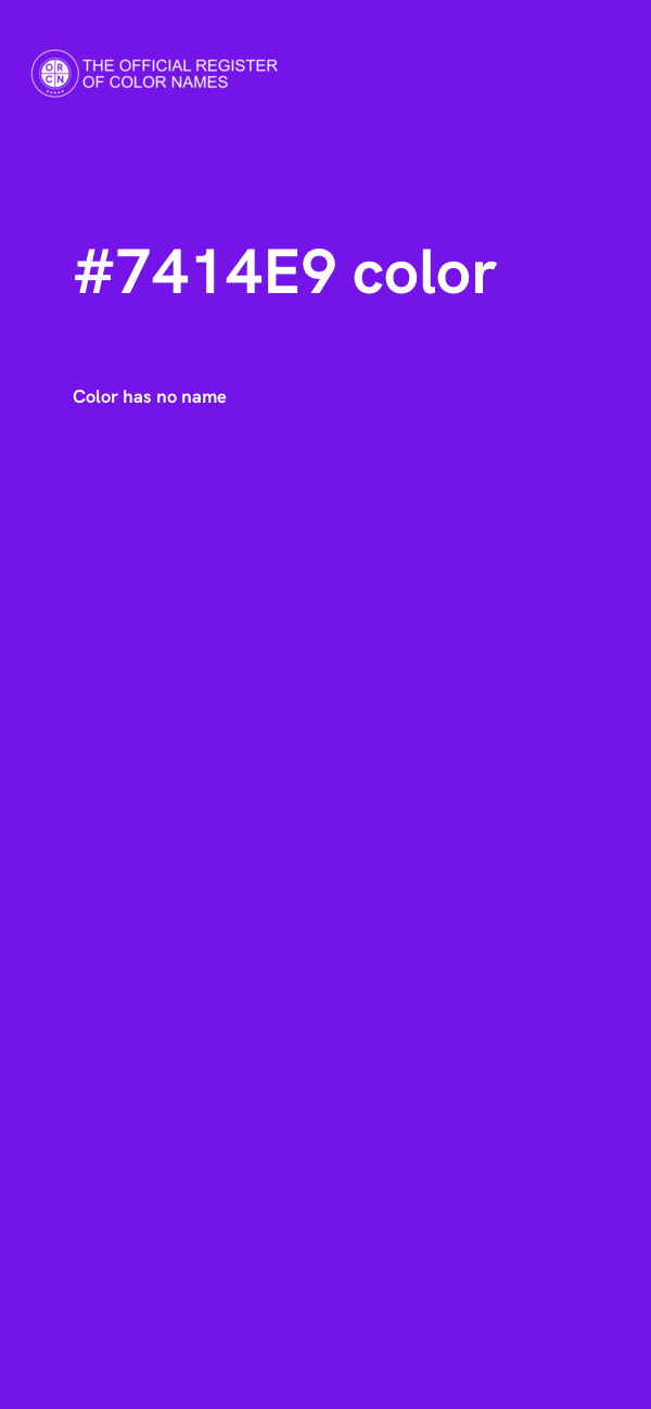#7414E9 color image