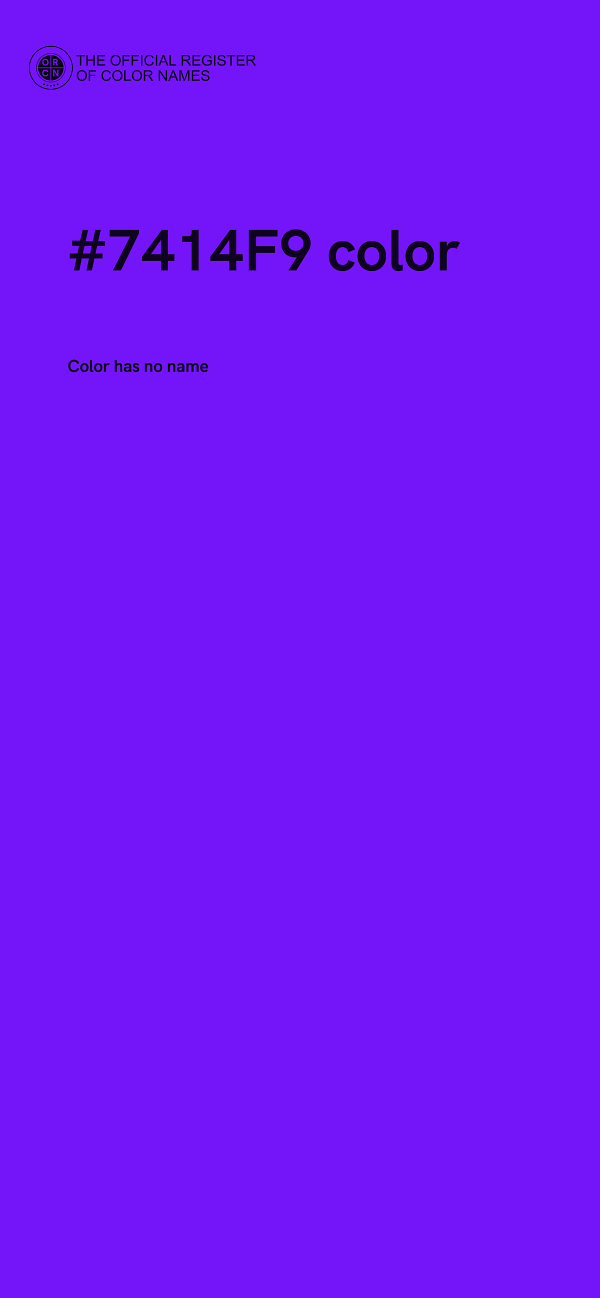 #7414F9 color image