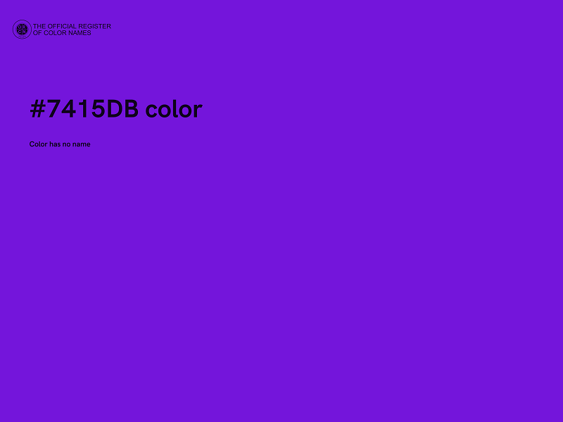 #7415DB color image