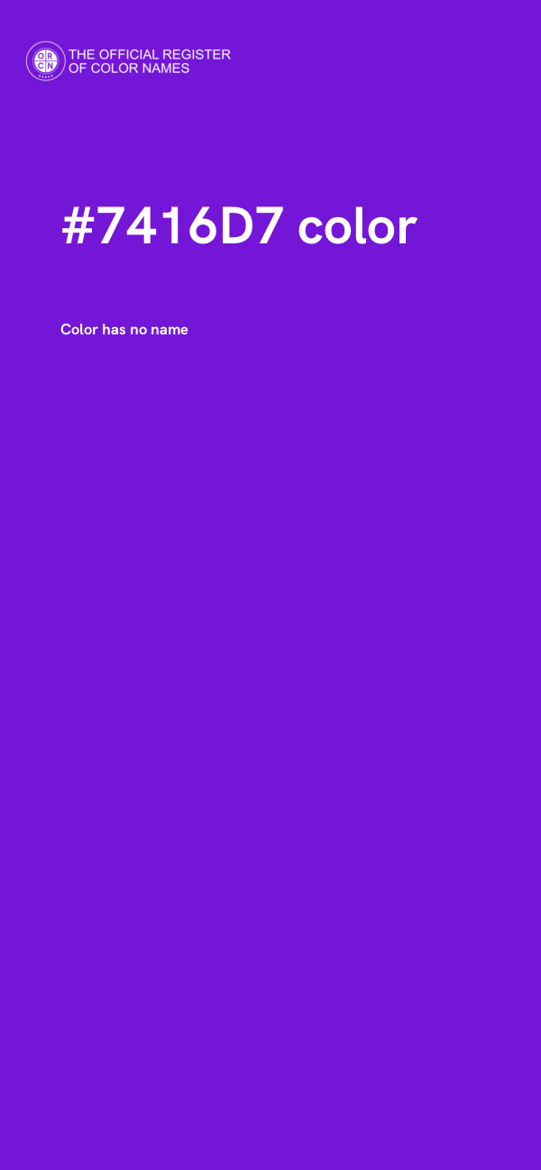 #7416D7 color image
