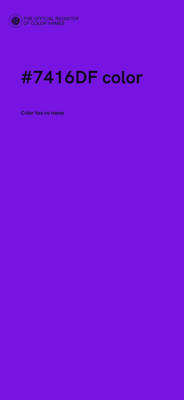 #7416DF color image