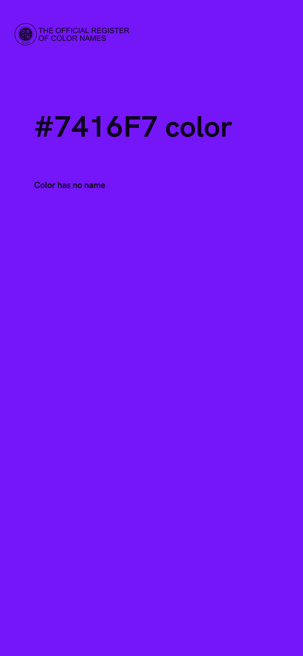 #7416F7 color image