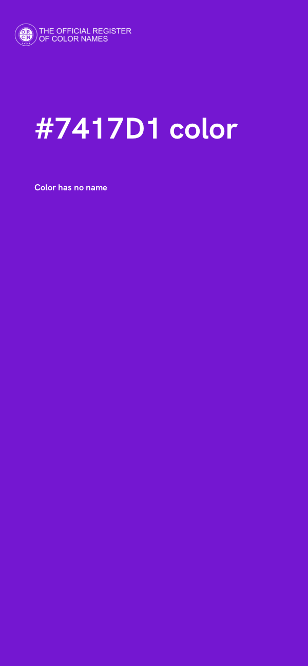 #7417D1 color image